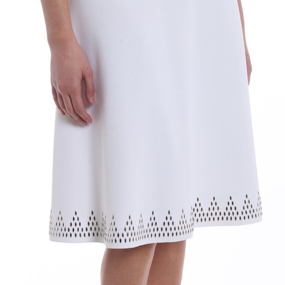 Alaia NWT White Studded Stretch Knit Dress sleeveless - Picture 6 of 10